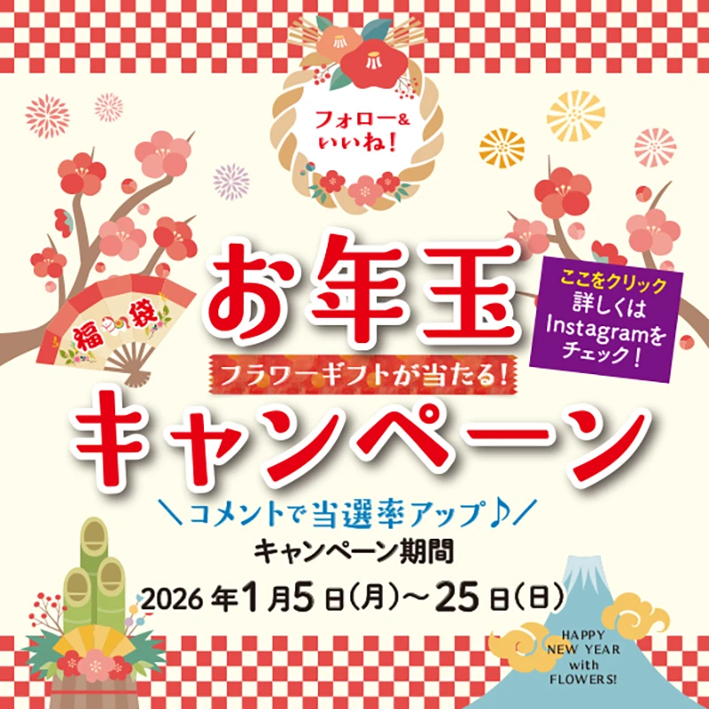 2026年お年玉キャンペーン実施中